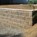 Block retaining wall